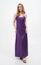 Lili Purple Silk Maxi Dress