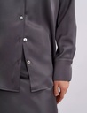 Morgan Grey Silk Blouse
