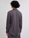 Morgan Grey Silk Blouse