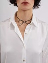 Morgan White Silk Blouse