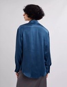 Morgan Blue Silk Blouse