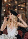 Angelika Ivory Silk Camisole with Lace