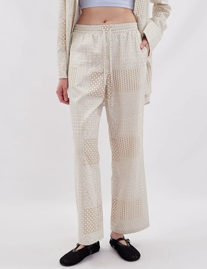 Geometric Cotton Lounge Set