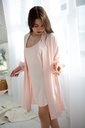 Reine Silk Satin Pink Nightdress   