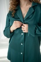 Silk GREEN Oversized Blouse