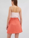 Silk Cowl Neck Tank Top