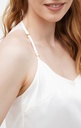 Reine White Silk slip Nightdress