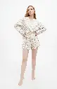 Geometric Cotton Lounge Set with shorts